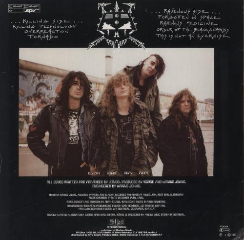 Voivod Killing Technology - VG vinyl LP album (LP record) German VVDLPKI656019