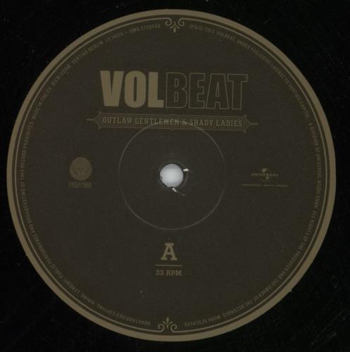 Volbeat Outlaw Gentlemen & Shady Ladies - 180 Gram Vinyl 2-LP vinyl record set (Double LP Album) UK V3L2LOU869034