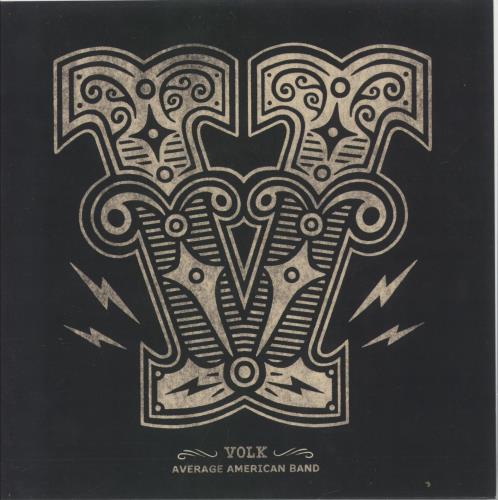 Volk Average American Band - Tri-Color Vinyl 7" vinyl single (7 inch record / 45) US -PO07AV883925