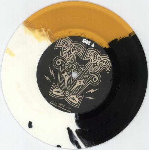 Volk Average American Band - Tri-Color Vinyl 7" vinyl single (7 inch record / 45) US -PO07AV883925