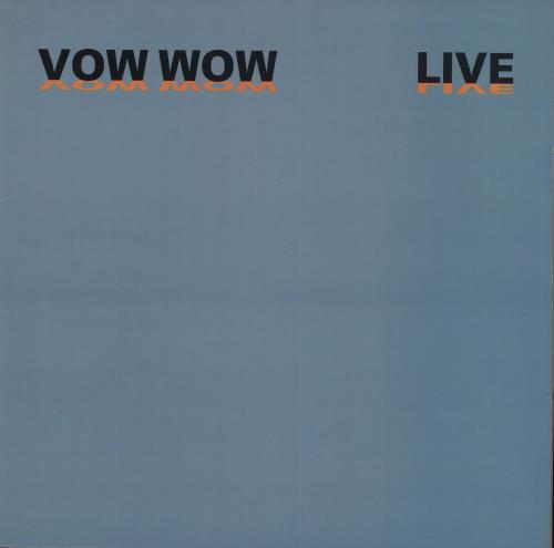 Vow Wow Live vinyl LP album (LP record) UK VOWLPLI708162