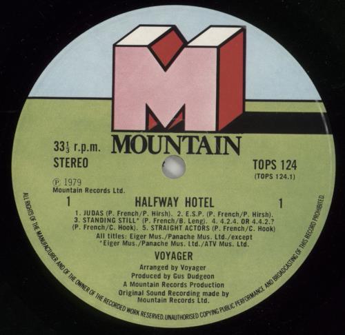 Voyager Halfway Hotel vinyl LP album (LP record) UK VOALPHA417504