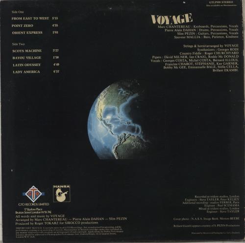 Voyage Voyage - EX vinyl LP album (LP record) UK VOYLPVO524794