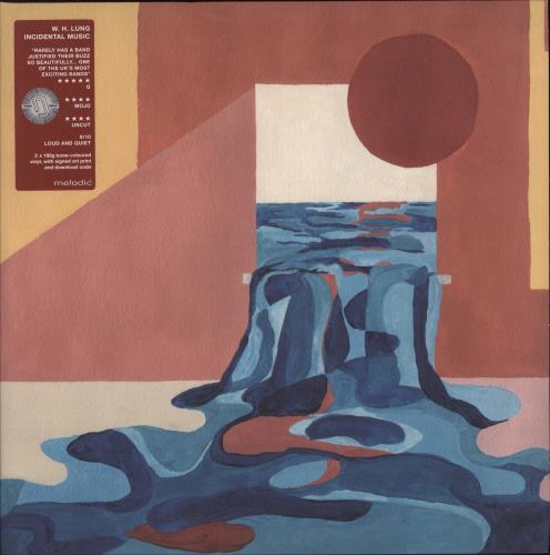 W. H. Lung Incidental Music - Bone Vinyl - Autographed Art Print 2-LP vinyl record set (Double LP Album) UK 5VA2LIN880900