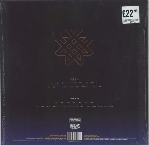 Wage War Pressure - Clear Vinyl vinyl LP album (LP record) UK 6JOLPPR859540