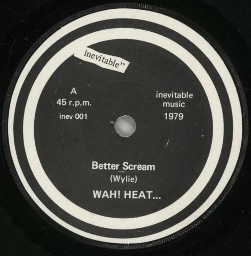 Wah! Better Scream + Sleeve 7" vinyl single (7 inch record / 45) UK MIW07BE183335