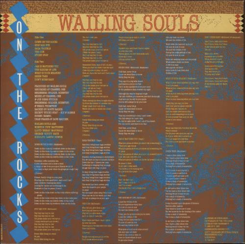 Wailing Souls On The Rocks vinyl LP album (LP record) UK 1WSLPON842933