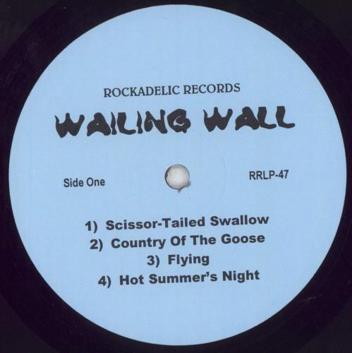 Wailing Wall Wailing Wall vinyl LP album (LP record) US 8AVLPWA853836