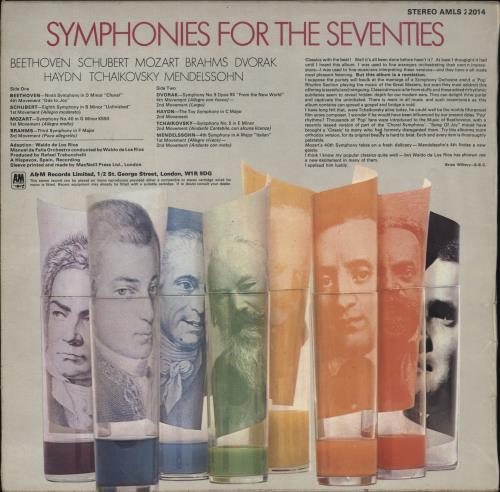 Waldo De Los Rios Symphonies For the Seventies vinyl LP album (LP record) UK WA5LPSY634468