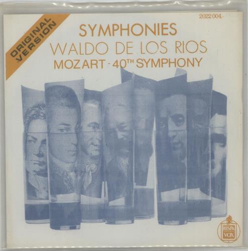 Waldo De Los Rios Symphonies 7" vinyl single (7 inch record / 45) Belgian WA507SY656881