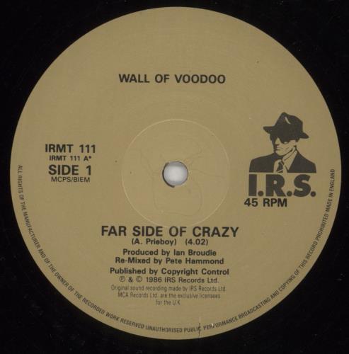 Wall Of Voodoo Far Side Of Crazy 12" vinyl single (12 inch record / Maxi-single) UK WOV12FA874416