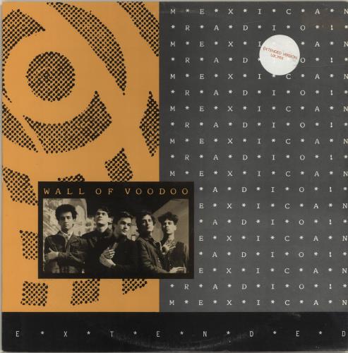 Wall Of Voodoo Mexican Radio - Extended Version sticker 12" vinyl single (12 inch record / Maxi-single) UK WOV12ME694790