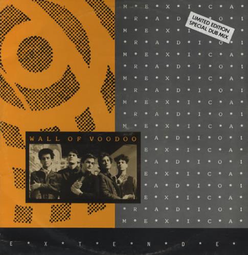 Wall Of Voodoo Mexican Radio - Limited Edition sticker 12" vinyl single (12 inch record / Maxi-single) UK WOV12ME132169