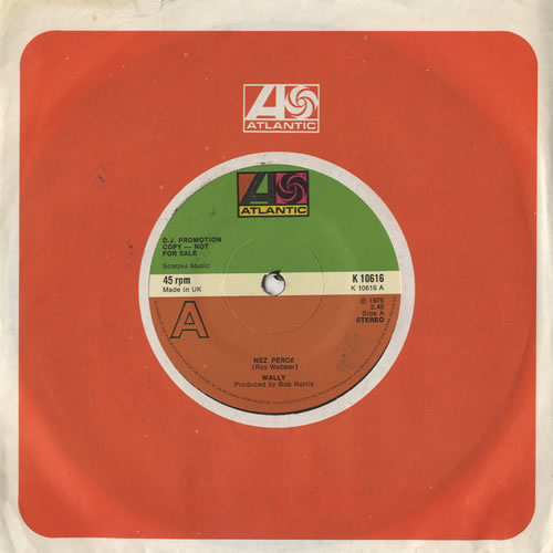 Wally Nez Perce 7" vinyl single (7 inch record / 45) UK YLW07NE483255