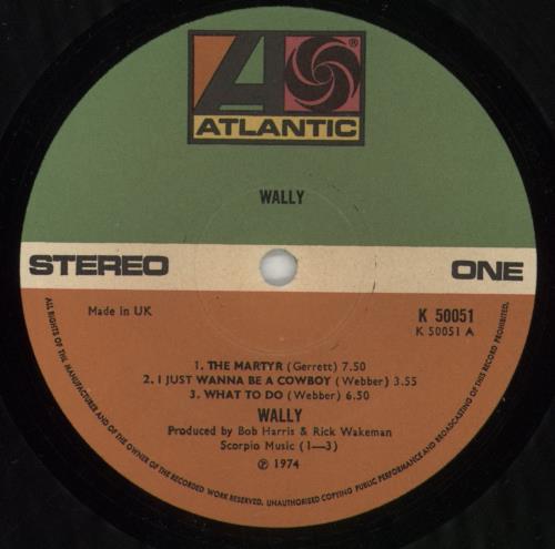Wally Wally - Laminated vinyl LP album (LP record) UK YLWLPWA150061