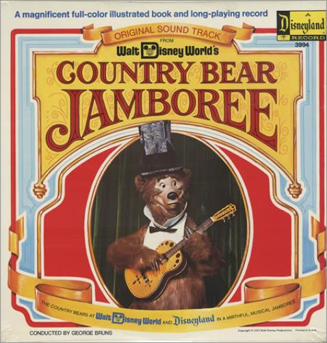 Walt Disney Country Bear Jamboree - Sealed vinyl LP album (LP record) US W-DLPCO360661
