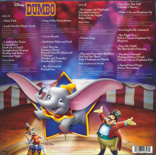 Walt Disney Dumbo - Sealed vinyl LP album (LP record) UK W-DLPDU773852