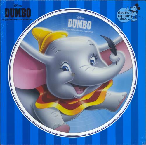 Walt Disney Dumbo - Sealed picture disc LP (vinyl picture disc album) UK W-DPDDU774301