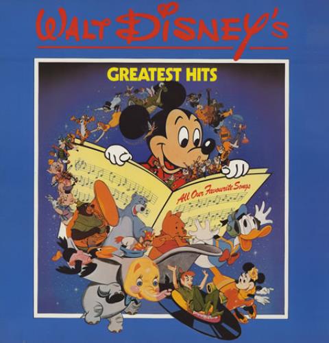 Walt Disney Greatest Hits vinyl LP album (LP record) German W-DLPGR240754