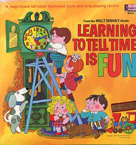 Walt Disney Learning To Tell Time Is Fun - Sealed vinyl LP album (LP record) US W-DLPLE289784