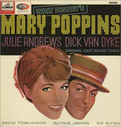 Walt Disney Mary Poppins vinyl LP album (LP record) UK W-DLPMA382671