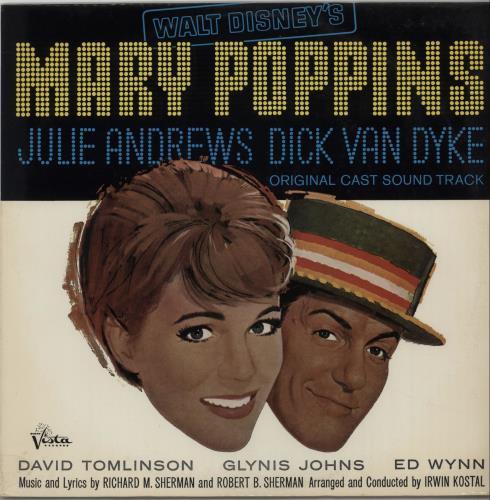 Walt Disney Mary Poppins vinyl LP album (LP record) Australian W-DLPMA657792
