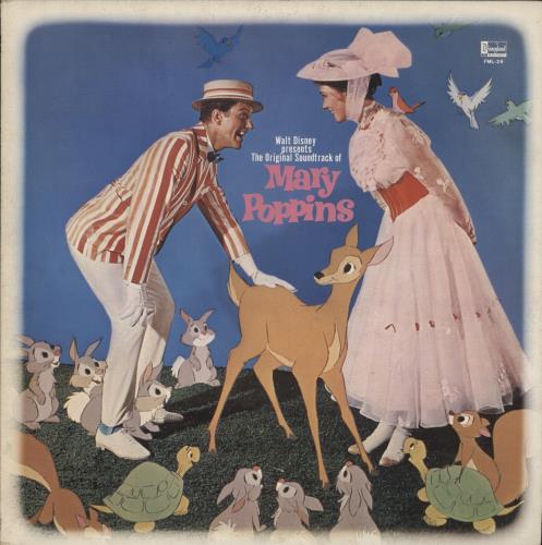 Walt Disney Mary Poppins vinyl LP album (LP record) Japanese W-DLPMA873121