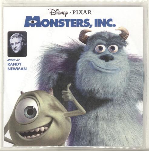 Walt Disney Monsters, Inc. CD-R acetate UK W-DCRMO693037