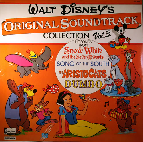 Walt Disney Original Soundtrack Collection Vol. 3 vinyl LP album (LP record) UK W-DLPOR563714
