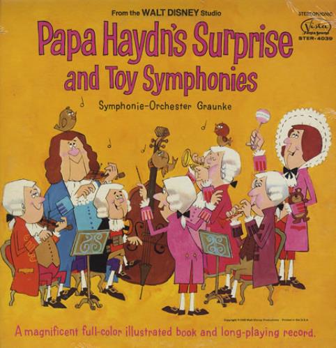 Walt Disney Papa Haydn's Surprise And Toy Symphonies vinyl LP album (LP record) US W-DLPPA360680