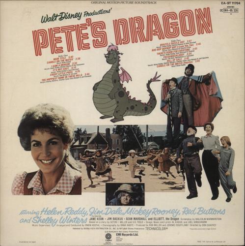 Walt Disney Pete's Dragon vinyl LP album (LP record) UK W-DLPPE459240
