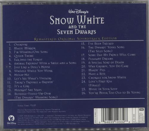 Walt Disney Snow White And The Seven Dwarfs vinyl LP album (LP record) UK W-DLPSN879668