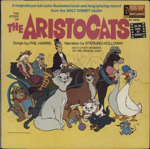 Walt Disney The Aristocats vinyl LP album (LP record) UK W-DLPTH616850