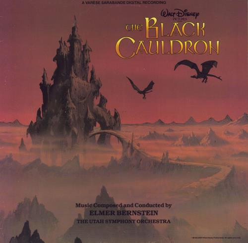 Walt Disney The Black Cauldron vinyl LP album (LP record) Australian W-DLPTH827410