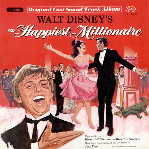 Walt Disney The Happiest Millionaire vinyl LP album (LP record) UK W-DLPTH476672