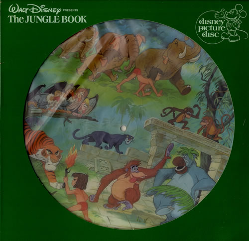 Walt Disney The Jungle Book picture disc LP (vinyl picture disc album) US W-DPDTH78352