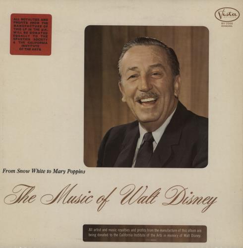 Walt Disney The Music Of Walt Disney vinyl LP album (LP record) UK W-DLPTH476912
