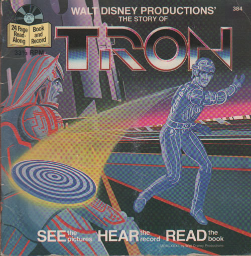 Walt Disney The Story Of Tron 7" vinyl single (7 inch record / 45) US W-D07TH636392