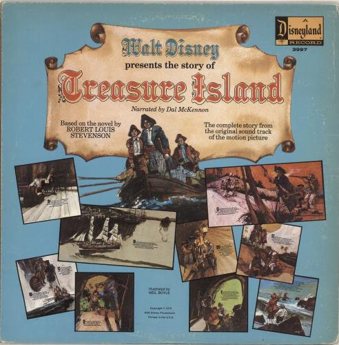Walt Disney Treasure Island vinyl LP album (LP record) US W-DLPTR692655