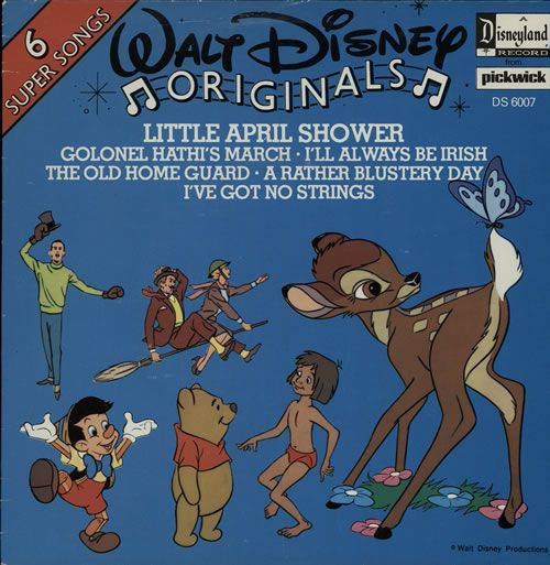 Walt Disney Walt Disney Originals EP 7" vinyl single (7 inch record / 45) UK W-D07WA568323
