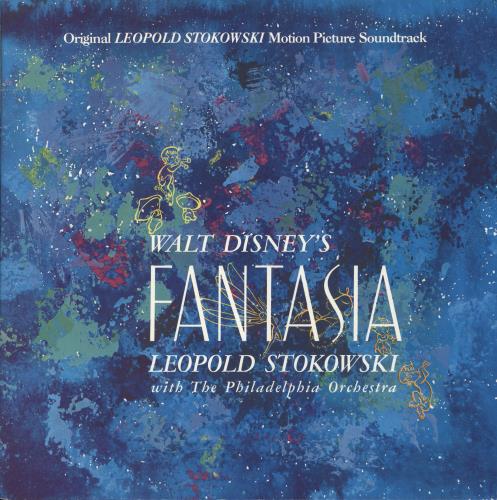 Walt Disney Walt Disney's Fantasia 2-LP vinyl record set (Double LP Album) US W-D2LWA724507