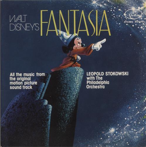 Walt Disney Walt Disney's Fantasia 2-LP vinyl record set (Double LP Album) UK W-D2LWA869975