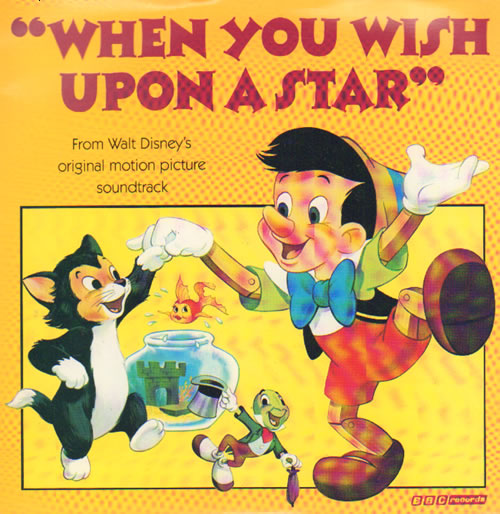 Walt Disney When You Wish Upon A Star 7" vinyl single (7 inch record / 45) UK W-D07WH640145