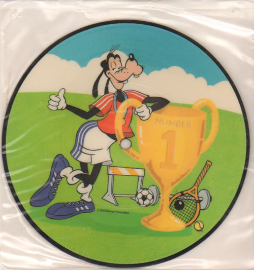 Walt Disney You Can Always Be Number 1 7" vinyl picture disc (7 inch picture disc single) UK W-D7PYO209609