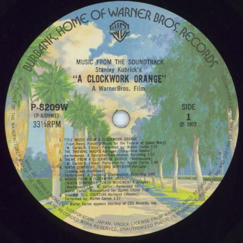 Walter Carlos A Clockwork Orange + 2,300y Obi vinyl LP album (LP record) Japanese WCLLPAC368916