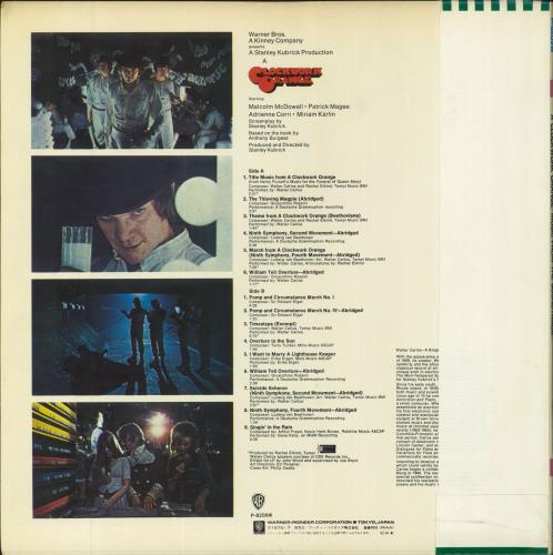 Walter Carlos A Clockwork Orange + 2,300y Obi vinyl LP album (LP record) Japanese WCLLPAC368916
