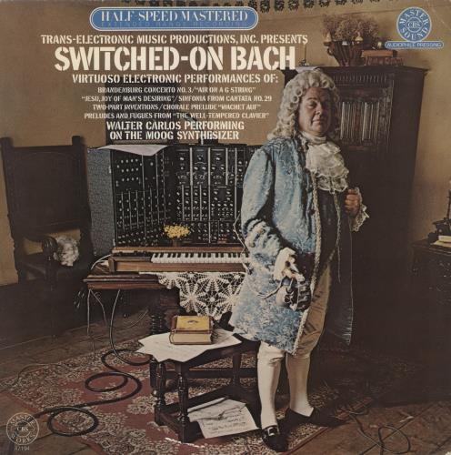Walter Carlos Switched-On Bach vinyl LP album (LP record) US WCLLPSW876111