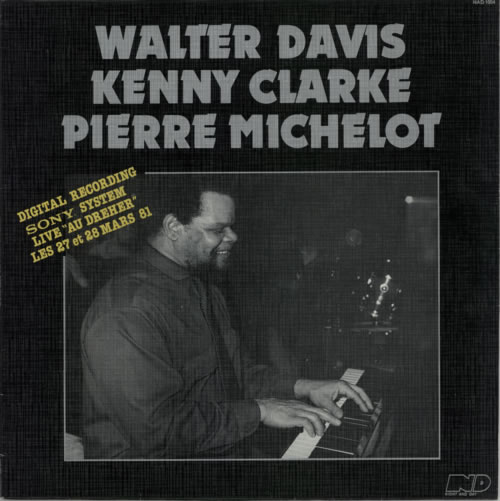 Walter Davis Walter Davis / Kenny Clarke / Pierre Michelot vinyl LP album (LP record) French WGNLPWA587823
