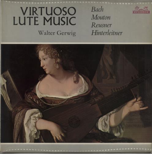 Walter Gerwig Virtuoso Lute Music vinyl LP album (LP record) UK XGMLPVI660127