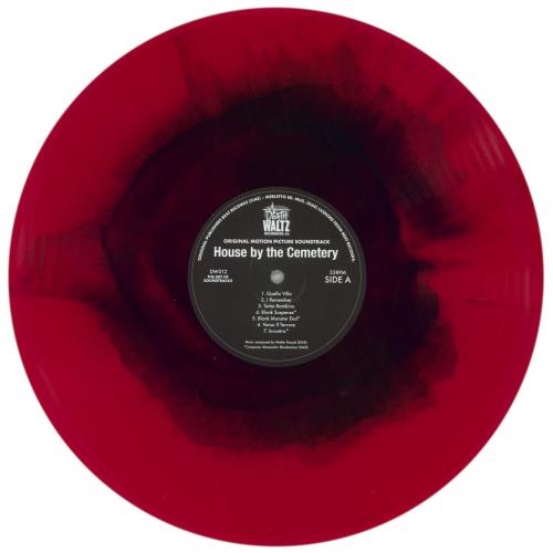 Walter Rizzati House By The Cemetery - Red Translucent With Black Burst Vinyl - Shrink vinyl LP album (LP record) UK XC9LPHO857879